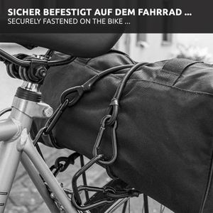 Produktbild für Gepäckspanner ECENCE 72010106, mit Karabiner
