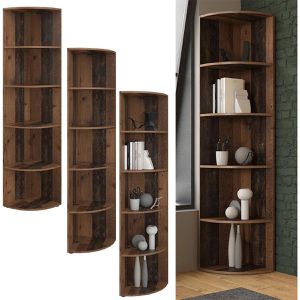 Produktbild für Bücherregal Vicco Ecki, dunkelbraun
