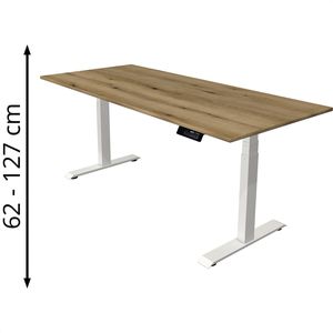 Produktbild für Schreibtisch Kerkmann Move 1 stable, asteiche / weiß