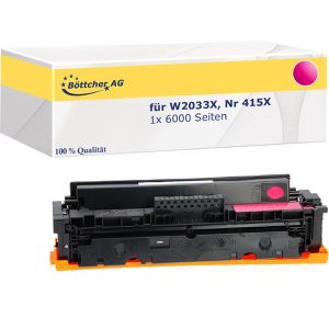 Produktbild für Toner Böttcher-AG für HP 415X, W2033X