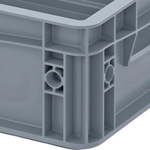 Produktbild für Eurobox AUER EG 43/12, grau, 10 Liter