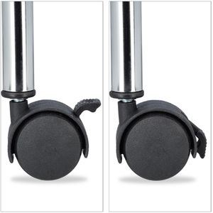 Produktbild für Küchenwagen Relaxdays 10021749, weiß / silber