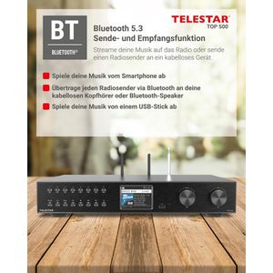 Produktbild für DAB-Tuner Telestar Top 500 DAB+