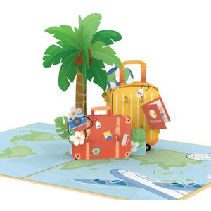 Produktbild für Grußkarten papercrush 3D Gute Reise