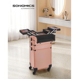 Produktbild für Kosmetikkoffer Songmics JHZ015A01, Trolley, 4-in-1