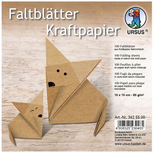 Produktbild für Faltblätter Ursus 3425500, aus Kraftpapier