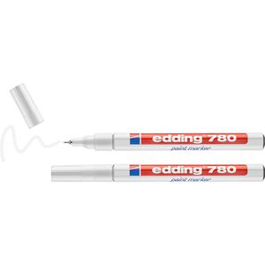 Lackmarker Edding 780, wasserfest & permanent, weiß