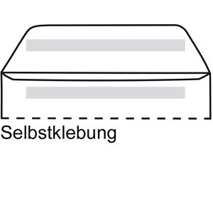 Produktbild für Briefumschläge Office-Products weiß, C6