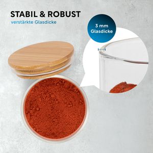 Produktbild für Vorratsglas Clidor mit Bambusdeckel