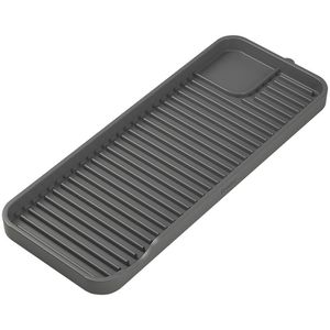 Metaltex Abtropfmatte Tidy-Mat 320492000, Silikon, grau, 30,5 x 12cm