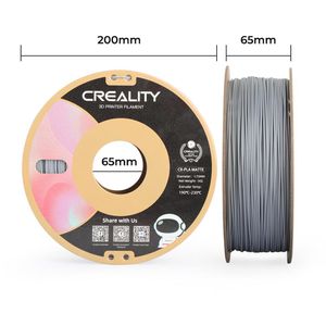 Produktbild für Filament Creality CR-PLA Matte, grau