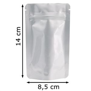 Produktbild für Druckverschlussbeutel Böttcher-AG Aluminium, 85 x 140 mm