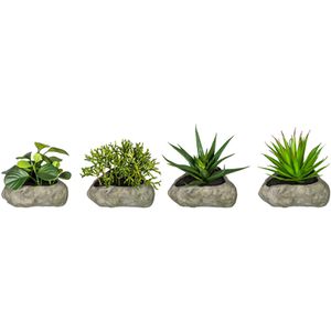 Kunstpflanze Creativ-green Sukkulenten-Mix