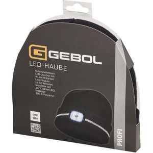 Produktbild für Wintermütze Gebol Haube LED, schwarz