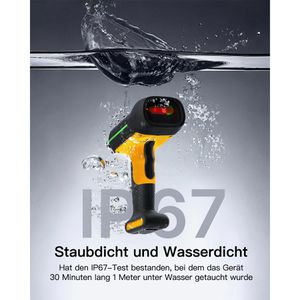 Produktbild für Barcode-Scanner Inateck BCST-61_black, kabellos