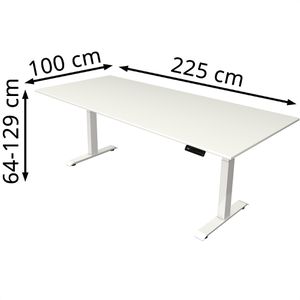 Produktbild für Schreibtisch Kerkmann Move 4, weiß / weiß