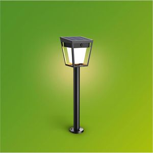 Produktbild für Wegeleuchte Philips Nissa, schwarz, mit Solar