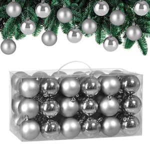 Weihnachtskugeln Deuba 102107, silber