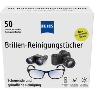 Brillenputztücher ZEISS Brillen-Reinigungstücher, feucht