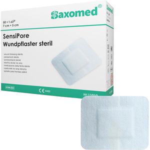 Produktbild für Pflaster Saxomed SensiPore, 50 Strips