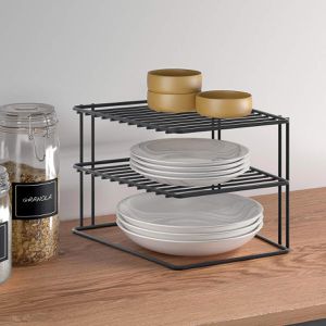 Produktbild für Küchenregal Metaltex Palio Lava, 361302000, schwarz