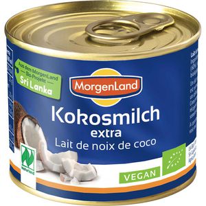 Kokosmilch Morgenland ca. 22% Fett, BIO
