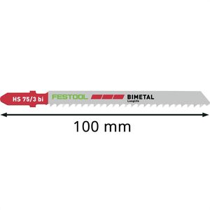 Produktbild für Stichsägeblätter Festool HS 75/3 BI/5, 204336