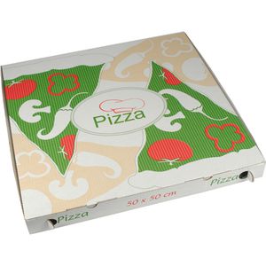 Pizzakarton Papstar pure 84696, 50 x 50 cm