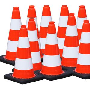 Produktbild für Leitkegel UvV FLEX0120, Höhe 50cm