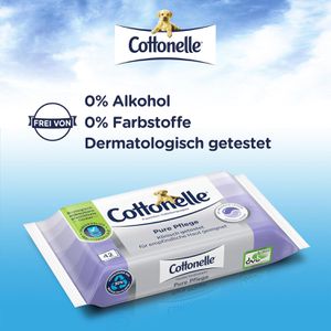 Produktbild für Feuchtes-Toilettenpapier Cottonelle Pure Pflege