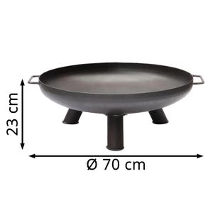 Produktbild für Feuerschale Grillfürst 20-161, aus Stahl