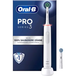 Elektrische-Zahnbürste Oral-B Pro 3 3000, weiß