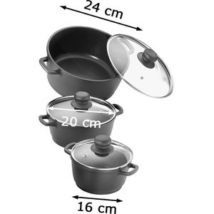 Produktbild für Topfset Karcher 112914, Aluguss