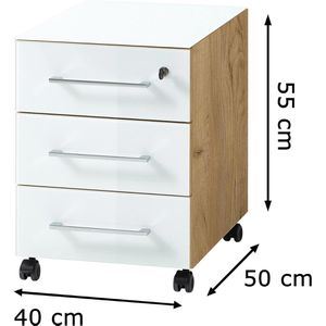 Produktbild für Rollcontainer Germania Monteria 4201-242, aus Holz