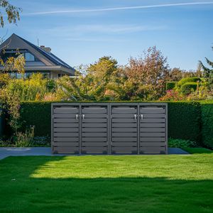 Produktbild für Mülltonnenbox Phoenix GB4426AAK, Metall
