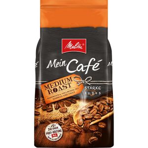 Melitta Kaffee Mein Café Medium Roast, ganze Bohnen, mild, 1kg