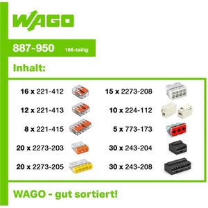 Produktbild für Verbindungsklemme Wago 887-950, L-Boxx Mini, Set