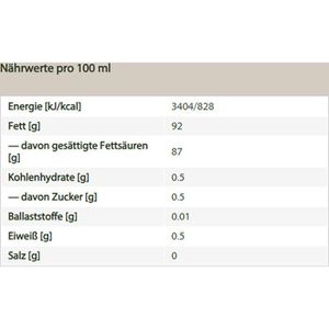 Produktbild für Kokosöl BioZentrale Kokosöl nativ, BIO