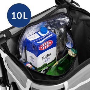 Produktbild für Einkaufstrolley Monzana 109121, grau, klappbar