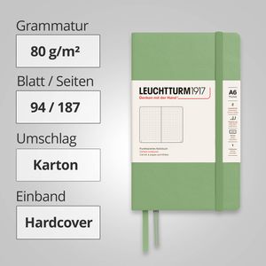 Produktbild für Notizbuch Leuchtturm1917 Pocket, 363944, Karton Hardcover
