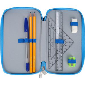 Produktbild für Federmäppchen Herlitz Doppeletui, Blue Goal