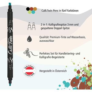 Produktbild für Kalligraphie-Stift Online Calli.Twin Fresh Edition, sortiert