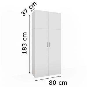 Produktbild für Mehrzweckschrank Vicco Ingo, weiß