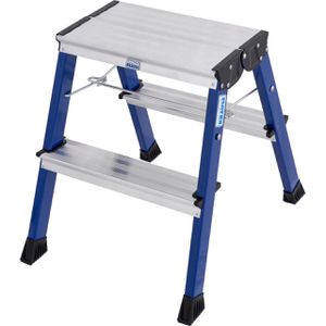 Produktbild für Klapptritt Krause Rolly, 130082, blau, aus Aluminium