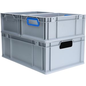 Produktbild für Eurobox Allit ProfiPlus EuroBox 622, grau, 42,3 Liter