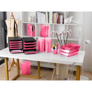Produktbild für Papierkorb Exacompta 45354D, ECOBIN, himbeer