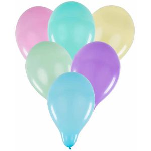 Luftballons Idena 31526, pastell, farbig sortiert