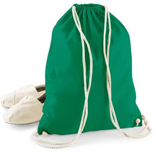 Produktbild für Turnbeutel Westford-Mill W110 Cotton Gymsac, kelly green