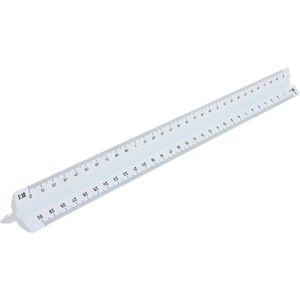 Produktbild für Dreikantmaßstab M+R 716300090 Kunststoff, 30cm