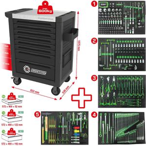 Produktbild für Werkzeugwagen KS-Tools COMPETITION, 512.5341